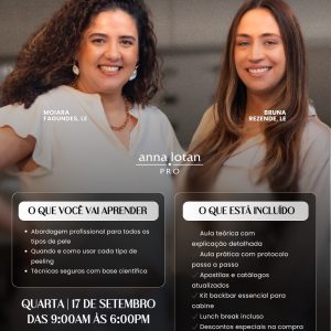 Classe de Peelings aula em Português Wednesday September 17th, 2025 900am EST